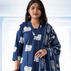 Cotton Churidar Set