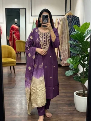Roman Silk Kurta Set