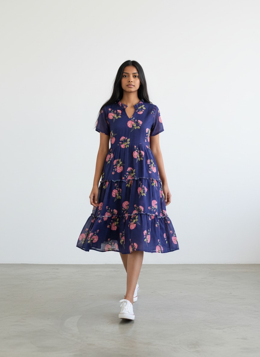 floral gown