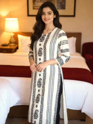 Kurta with Lining Ethnic Wear